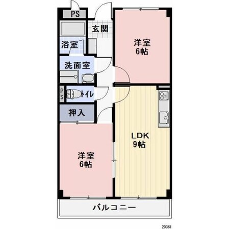 グランドパーク早川の物件間取画像